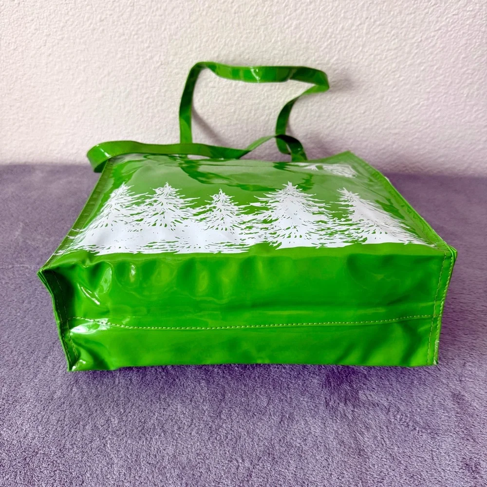 NEW WASHINGTON dual handled vinyl Green tote bag Shoulder Bag